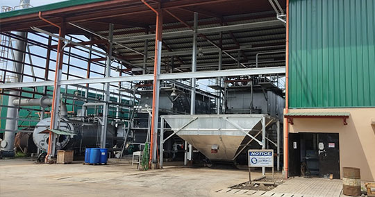 12 ton Biomass Fired Steam Boiler Used in Vietnam