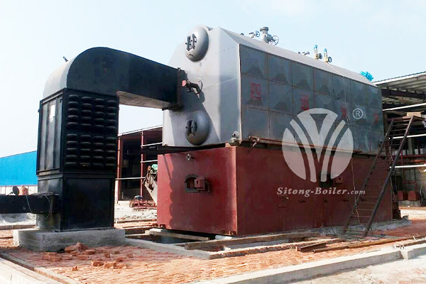 8ton SZL Series Chain Grate Steam Boiler for Bangladesh Gypsum Boards Factory