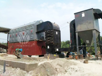 8ton SZL Series Chain Grate Steam Boiler for Bangladesh Gypsum Boards Factory