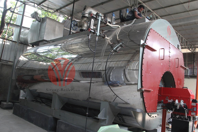 181 PSI Pressure Oil Gas Fired Packaged Boiler for Towel Production Line