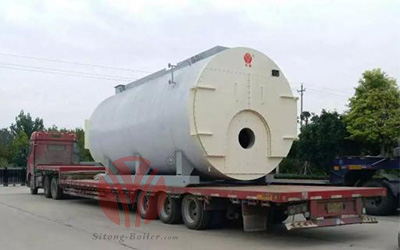 15t Horizontal Natural Gas Fired Condensing Boiler is Shipped For Mongolia