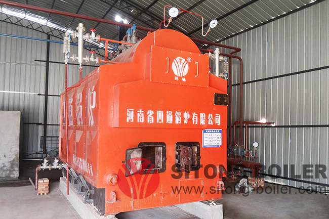 <strong>2ton DZH Series Animal Waste Fuel Moving Grate Boiler for Thailand Livestock Farm</strong>