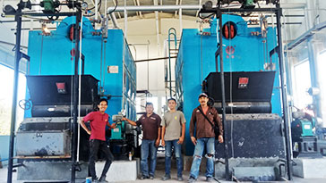 Two SZL Steam Boilers Exported To Indonesia For Animal Feed Industry