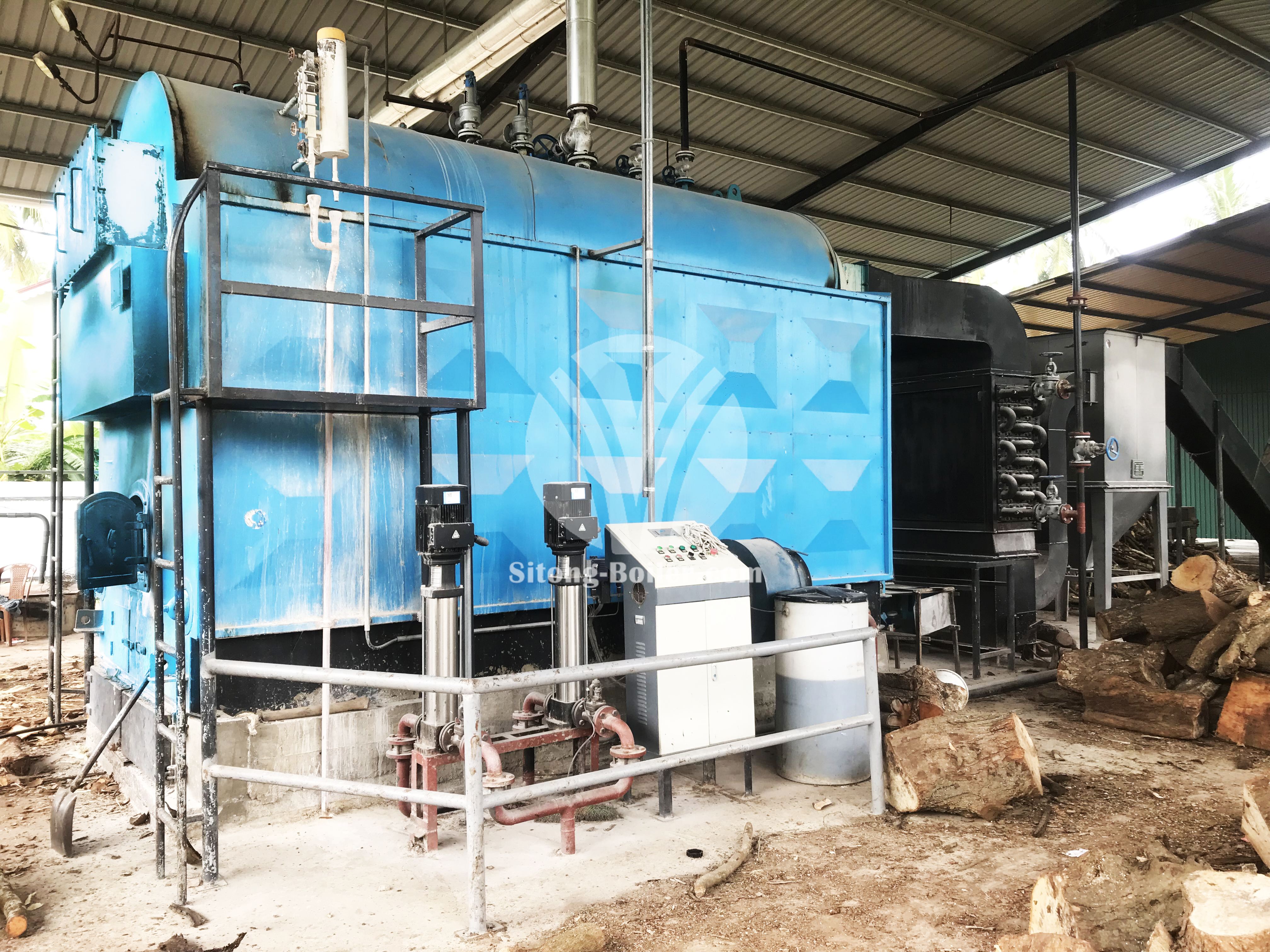 4 ton Steam Boiler Used for Food Industry in Sri Lanka 