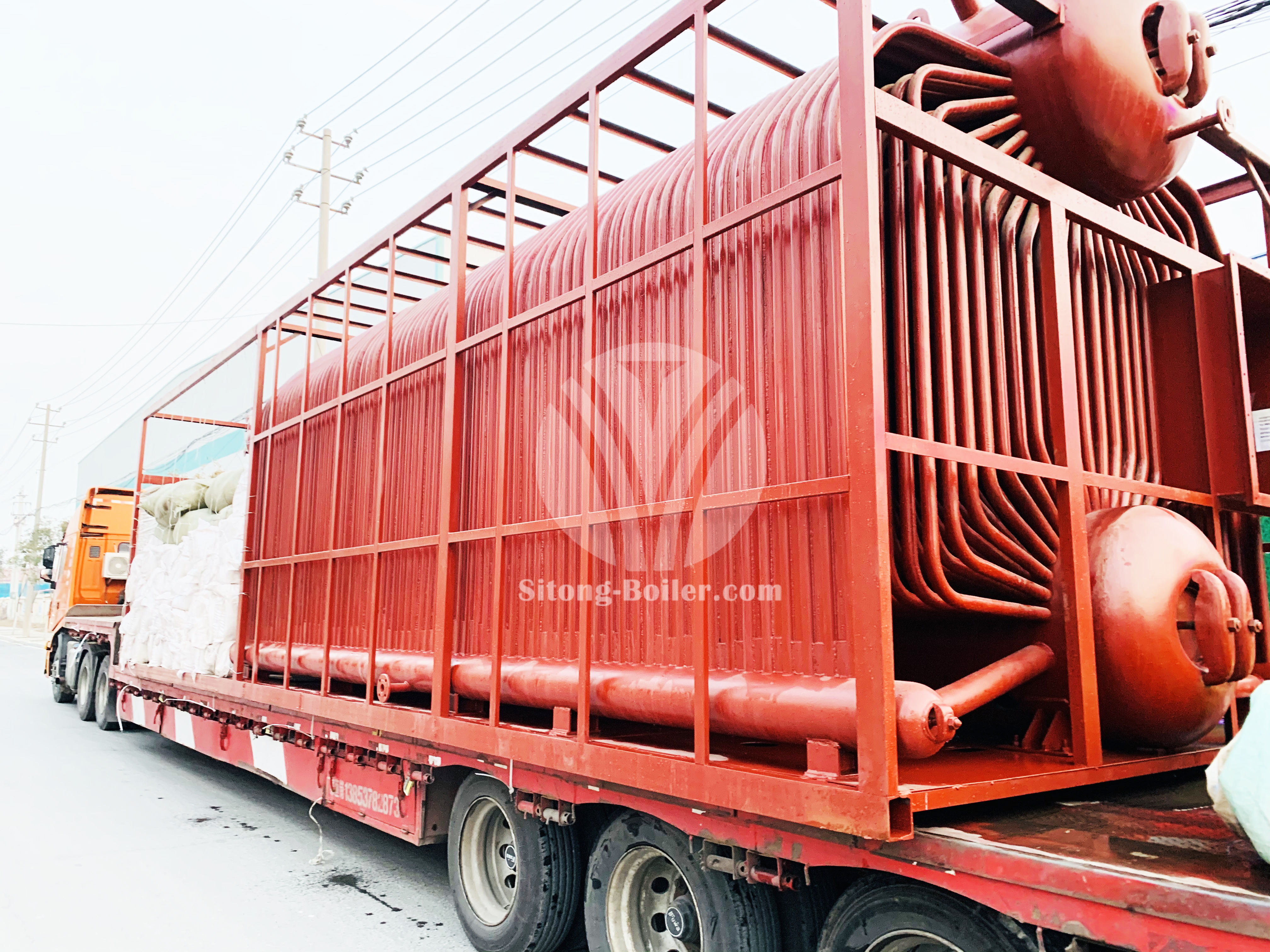 25 ton SZL Series Biomass Fired Steam Boiler for a Food Factory in the Philippines