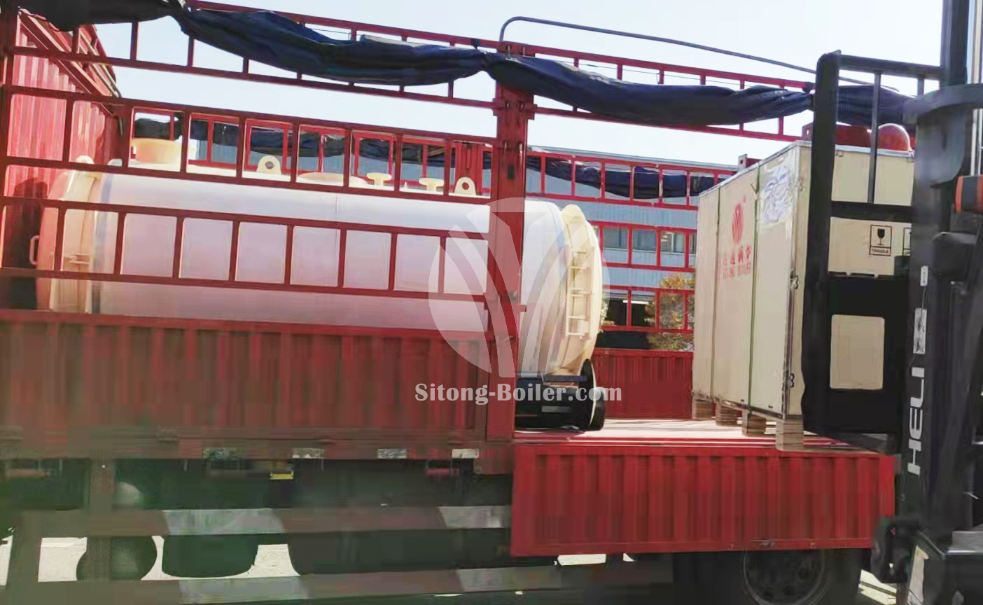 0.5 ton Oil Gas Fire Tube Boiler Used for Brewery in Turkmenistan