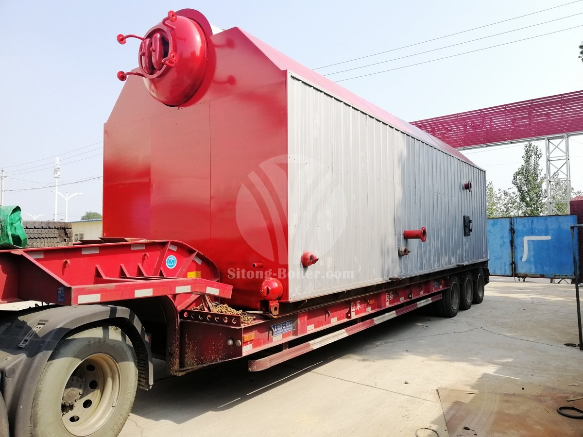 10 ton Biomass Fired Steam Boiler Used for Medicine Production in Indonesia 