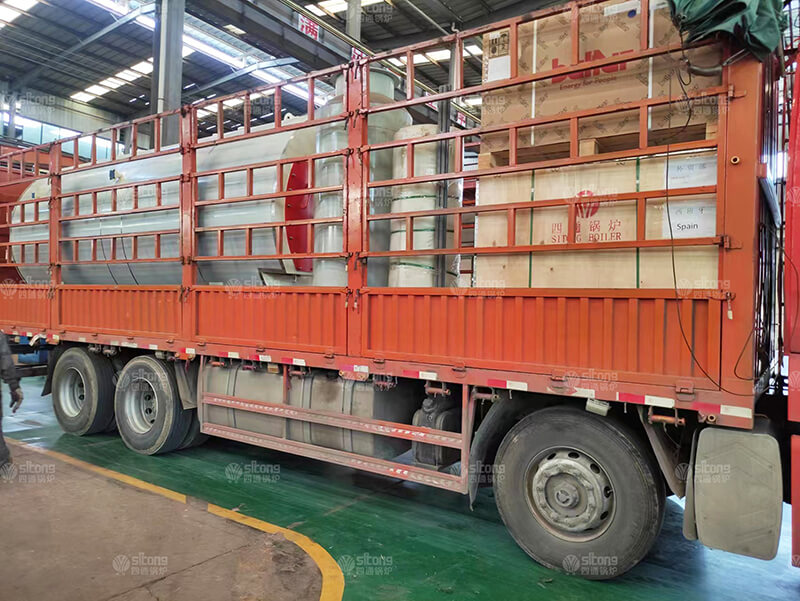 5 ton Oil Fired Steam Boiler Used for Heating Support of a Hotel in Uzbekistan