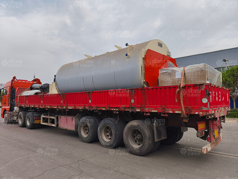 6 ton of Diesel & Natural Gas Fired Steam Boiler Used for a Famous Beverage Enterprise in Ghana