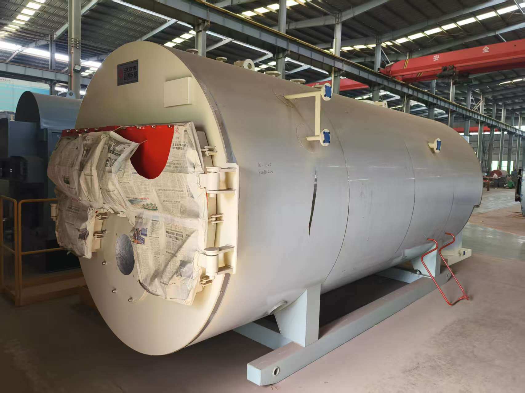4 ton of Diesel Fired Steam Boiler Used of a Noodle Factory in Myanmar