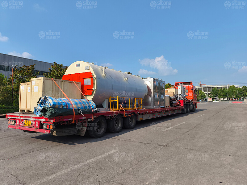 4 ton of Heavy Oil Fired Steam Boiler Used for Corrugated Paper Industry in the Philippines