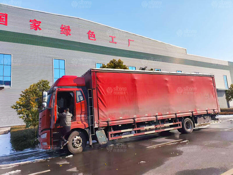 2 ton of Vertical Type LPG Fired Once-through Flow Boiler for a Dried Fruit Factory Shipped to Thaila